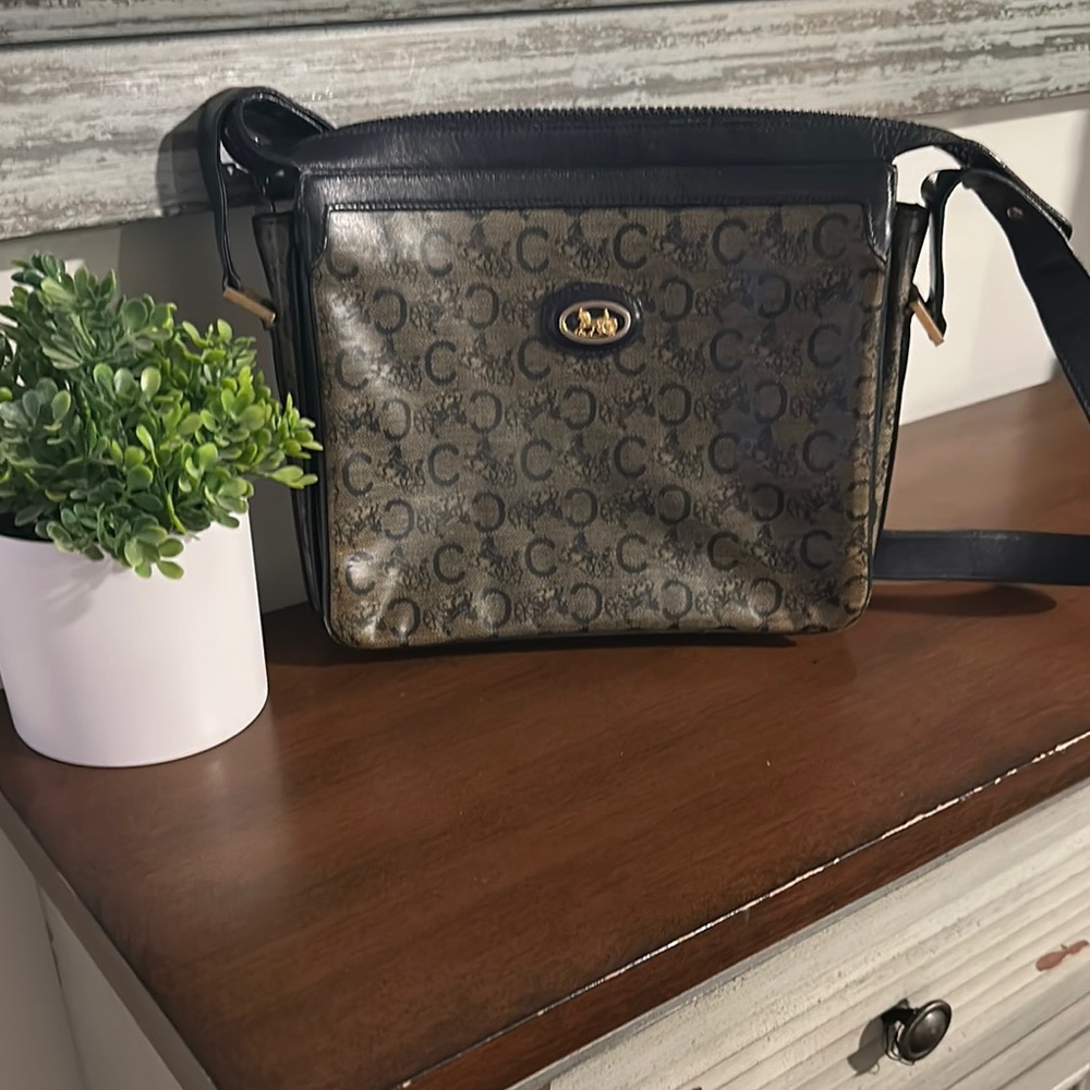 Vintage Celine Leather Shoulder bag